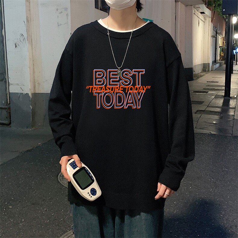 M67181-P45加绒款-P65圆领毛衣男大码针织衫男毛线衣线衫,男装针织衫/毛衣,电商A040
