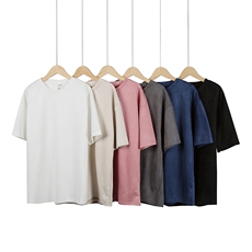 麂皮绒纯T24T03-M-4XL-P15标准没什么好写的，男装T恤，电商B327