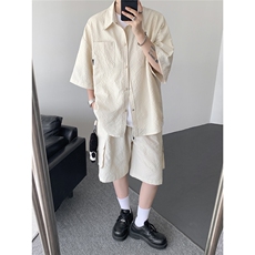 TZ25116-P52特批-控88大码工装机能套装速干两件套，男装休闲套装，电商D232