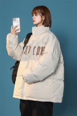 中性22冬季潮流字母时尚百搭宽松保暖加厚立领棉衣MY2056P85控118，男装棉衣，A247A