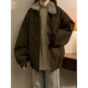 主推冬季立领新款宽松/座山雕外套潮加厚棉衣XZ102B-1M818-P115图片