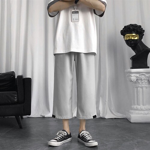 新款男士宽松休闲百搭运动时尚潮流八分裤  1211-特批20图片