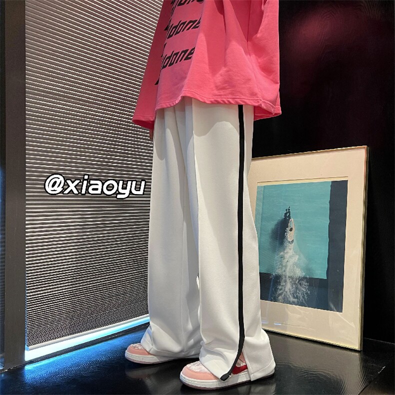 XZ616秋季新款百搭开叉拖地休闲长裤TY379P45控58,男装休闲裤,星座512A（原616）