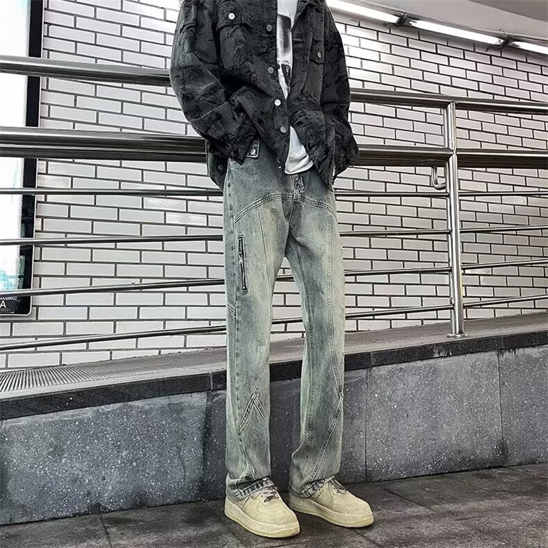 美式牛仔裤男款秋季长裤潮AK728P55,男装牛仔裤,星座1116-2