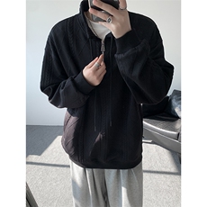 卫衣男春季新款港风宽松提花大码长袖T套头上衣WY9975-特P42，男装T恤，星座214-3