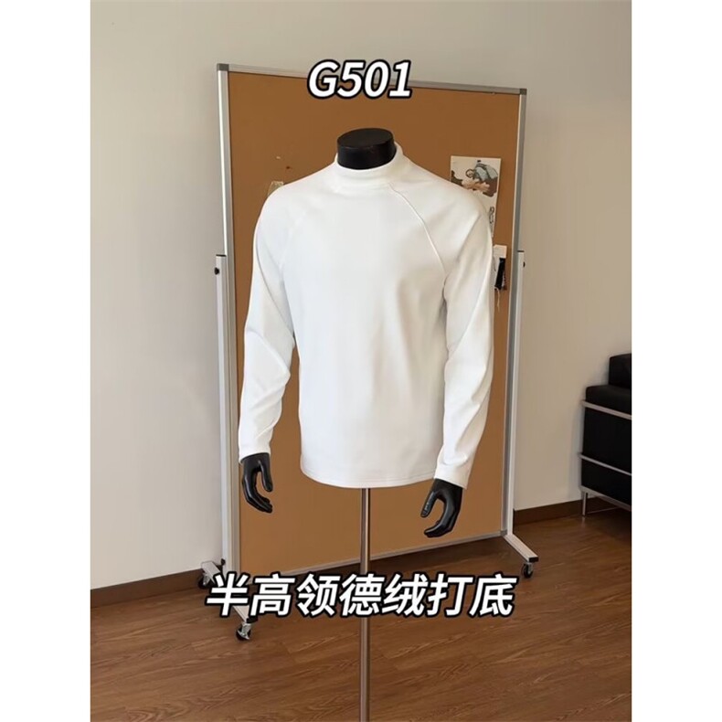 W10712-P28 特批 网图现货 半高领德绒打底衫长袖基础款图片