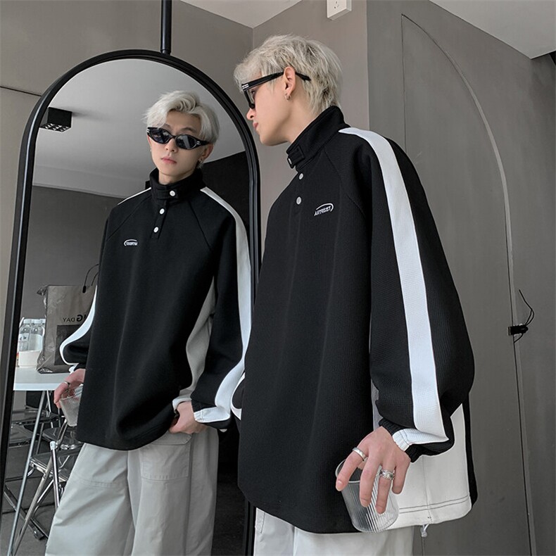 ！秋装新款美式夹克设计感外套港风宽松情侣卫衣男7870-P58,男装夹克,电商C213(原B265)