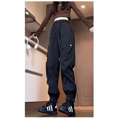 高街防风防水工装伞兵冲锋裤男女冲锋裤冬新宽松户外束脚休闲裤，男装工装外套，四季星座505