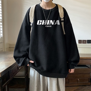 圆领卫衣男大码加厚加绒长袖t恤男S6001-P28 加绒款-P33图片