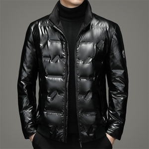 2021休闲商务爸爸装中长款羽绒服外套中年羽绒上衣ZL99675-P220图片