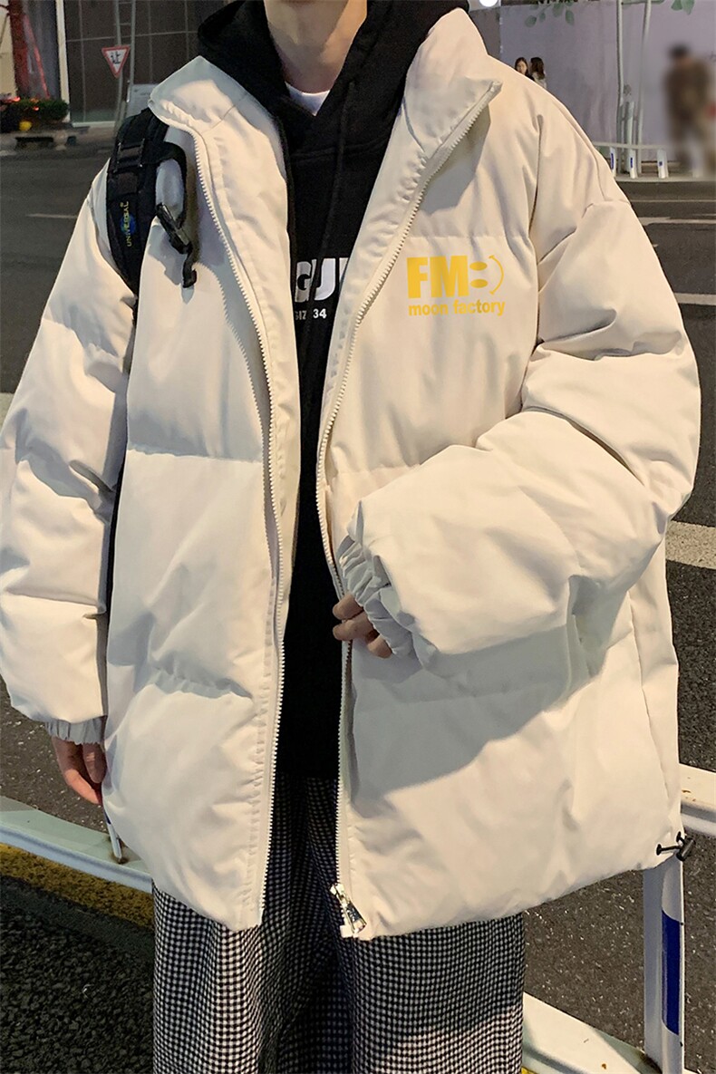 港风秋冬新款保暖立领宽松棉服外套男MY62033P115控138,男装棉衣,电商A268A