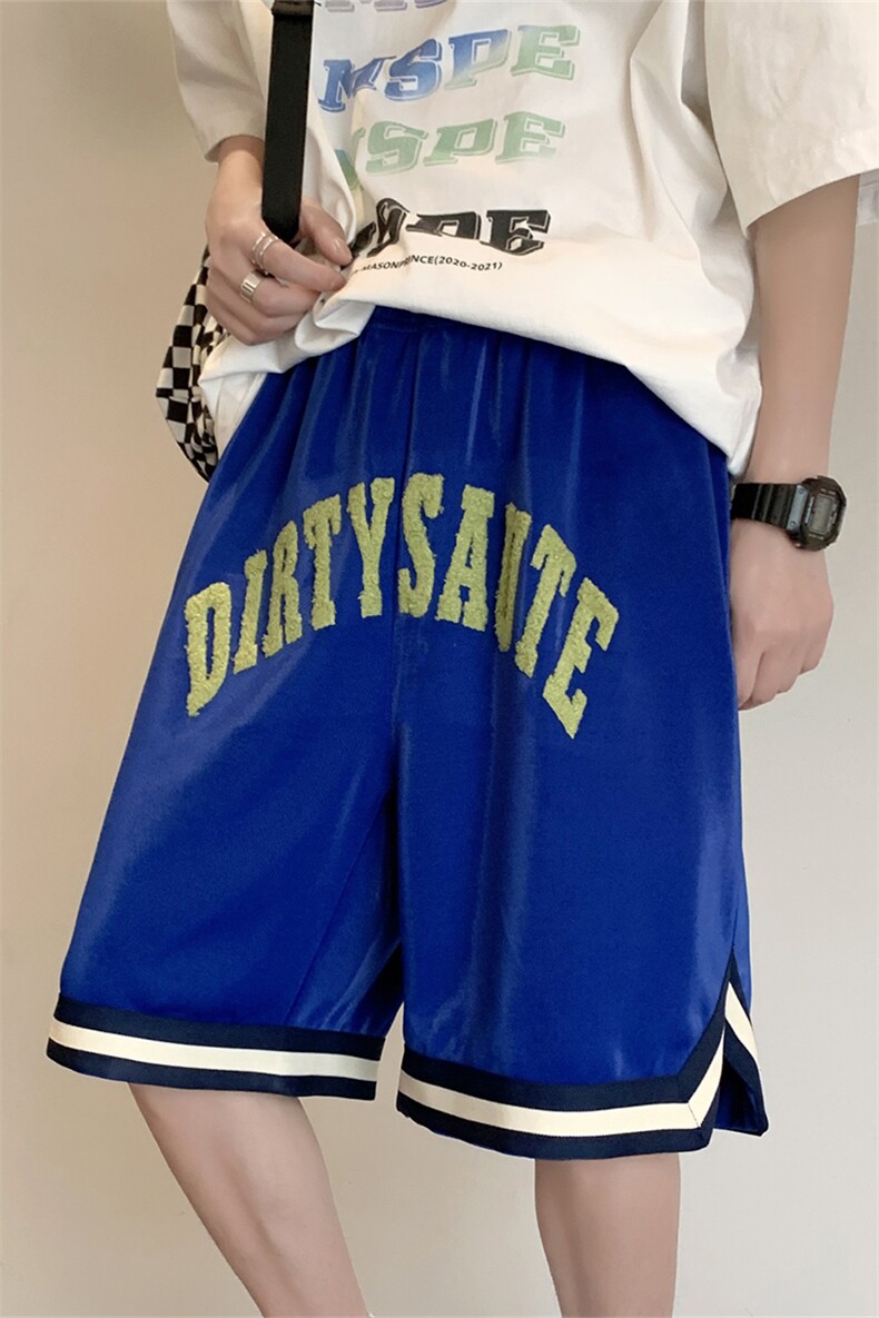 2025夏潮ins休闲卫裤男时尚五分短裤A061-X5222-P45-控59,男装牛仔裤,电商A061-1