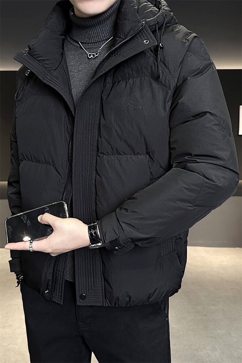 M-2XL25805-P215298标50绒立领羽绒服男特殊面料宽松版,男装羽绒服,电商B321-1