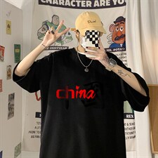 Q11189-P30春夏季七分袖t恤男大码五分袖男短袖中袖，男装T恤，电商A040