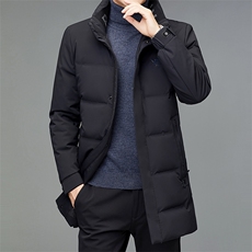 羽绒服男立领冬季中年男士休闲防寒服爸爸冬装外套MYYL125-P285，男装羽绒服，电商B212（原钱塘6029）