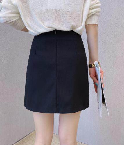 春季短款小黑裙，女装，变色鸟(4F)