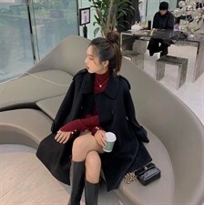 【现货】新款羊绒大衣，其它，Yibee