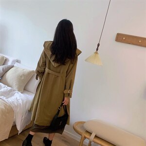 秋款·韩版两穿风衣图片