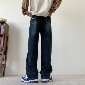 S-3XL 夏季薄款冰丝裤直筒宽松破洞牛仔裤 310A-2 BK312 p55 控78图片