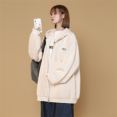 WY6113/P65秋装中性风高品质连帽多色卫衣男女宽松大码外套男上衣，男装卫衣，电商A141