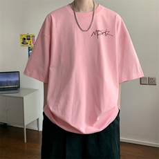 图案已注册夏季新款美式炸街短袖T恤男潮宽松半袖打底衫D024/P25，男装T恤，电商B209
