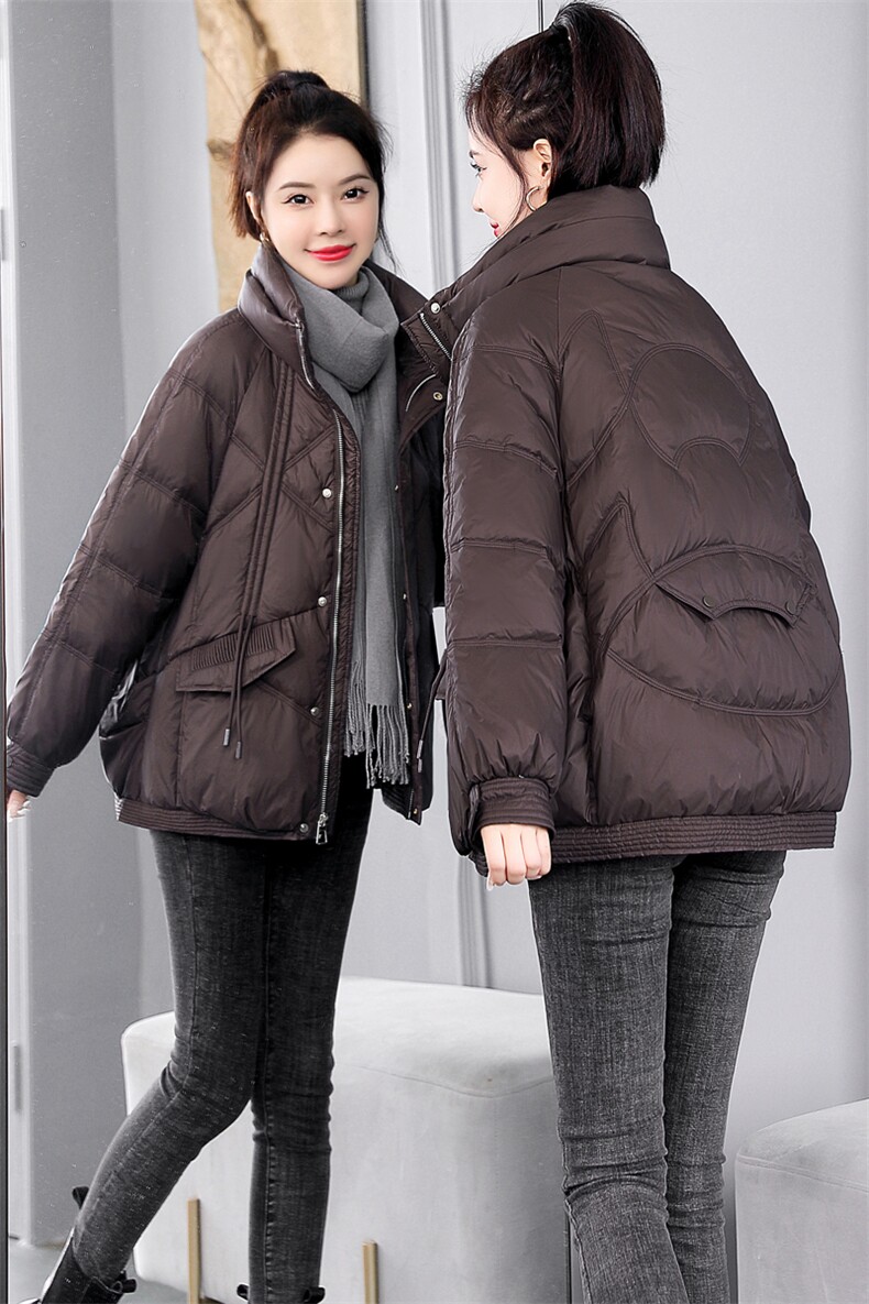 羽绒棉服女冬季新款2021年大码女装休闲时尚小个子棉袄外套现货,女装棉衣/棉服,一安秀