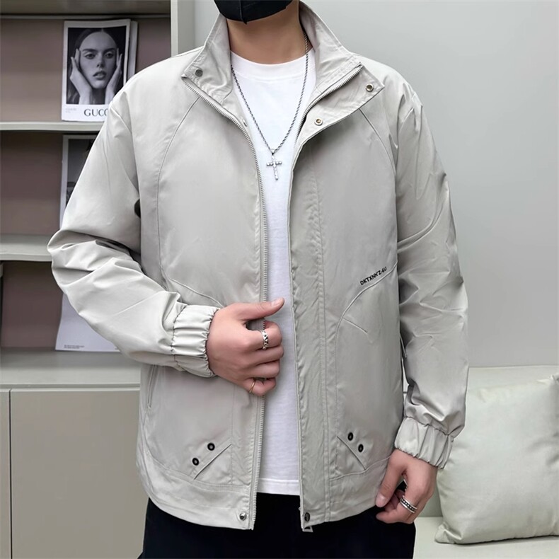 英伦风男生夹克上衣外套简约百搭休闲8413-P95,男装夹克,星座1012-1