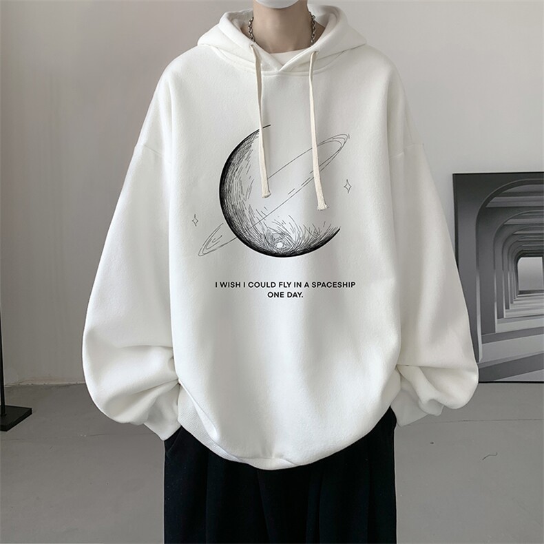 连帽卫衣男大码运动服帽衫外套WY2246-P35加绒款-P40,男装卫衣,电商A040
