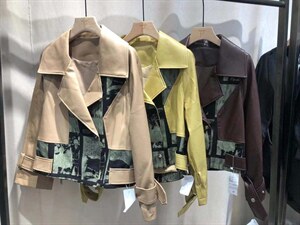 秋装新款皮衣,女装皮衣,艾子.抒适