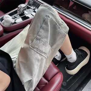 2024美式牛仔裤男款直筒短裤潮  QD10 P48图片