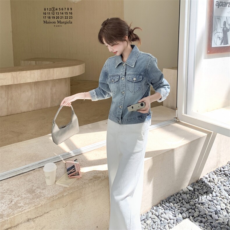 百搭长袖保暖时尚女短外套标准短款秋季女装薄款休闲春秋小个子,女装短外套,浙宝210（原浙宝191）