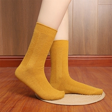 精纺羊毛袜一线成型抗起球一盒五双，袜子，三权袜业