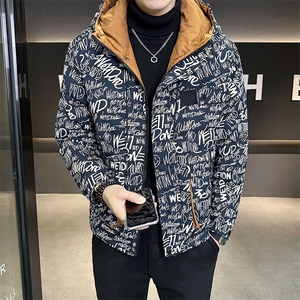 2025新款冬季连帽羽绒服男 B240-YR8661-P215图片