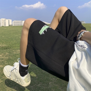 美式高街潮流休闲沙滩裤男短裤男夏季新款运动五分裤 K7076-P22图片