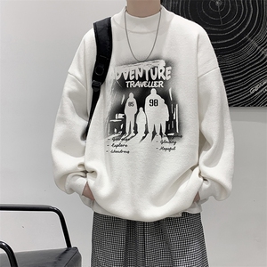 8XL半高领毛衣男大码胖子针织衫毛线衣 M18374-P45 加绒款-P65图片