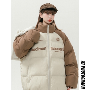 中性风23新款冬季时尚百搭潮流加厚棉服外套MY66601P115控158图片