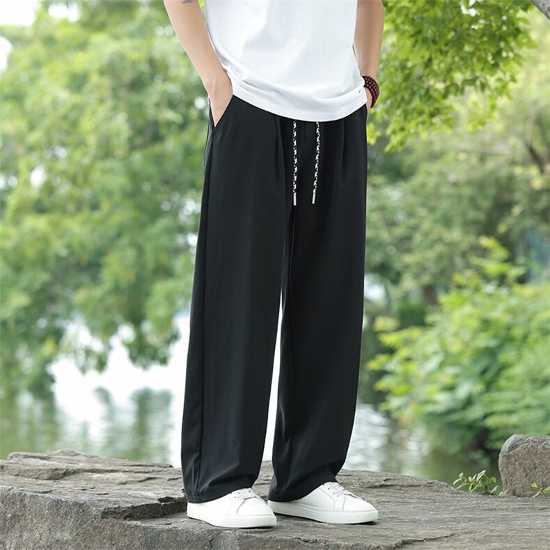 风亚麻松弛感休闲直筒裤星座815-8606p75,男装休闲裤,星座815（原A203）