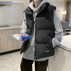 2021复古棉马甲男冬季外穿潮牌羽绒棉马夹无袖外套AW2304-P45，男装棉衣，星座512-2