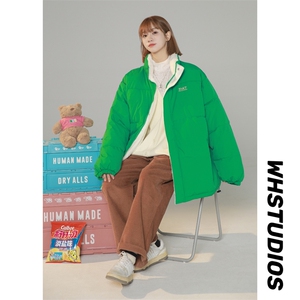 中性双面穿2022棉衣女棉服宽松棉袄面包服情侣冬装3321-P100控148图片