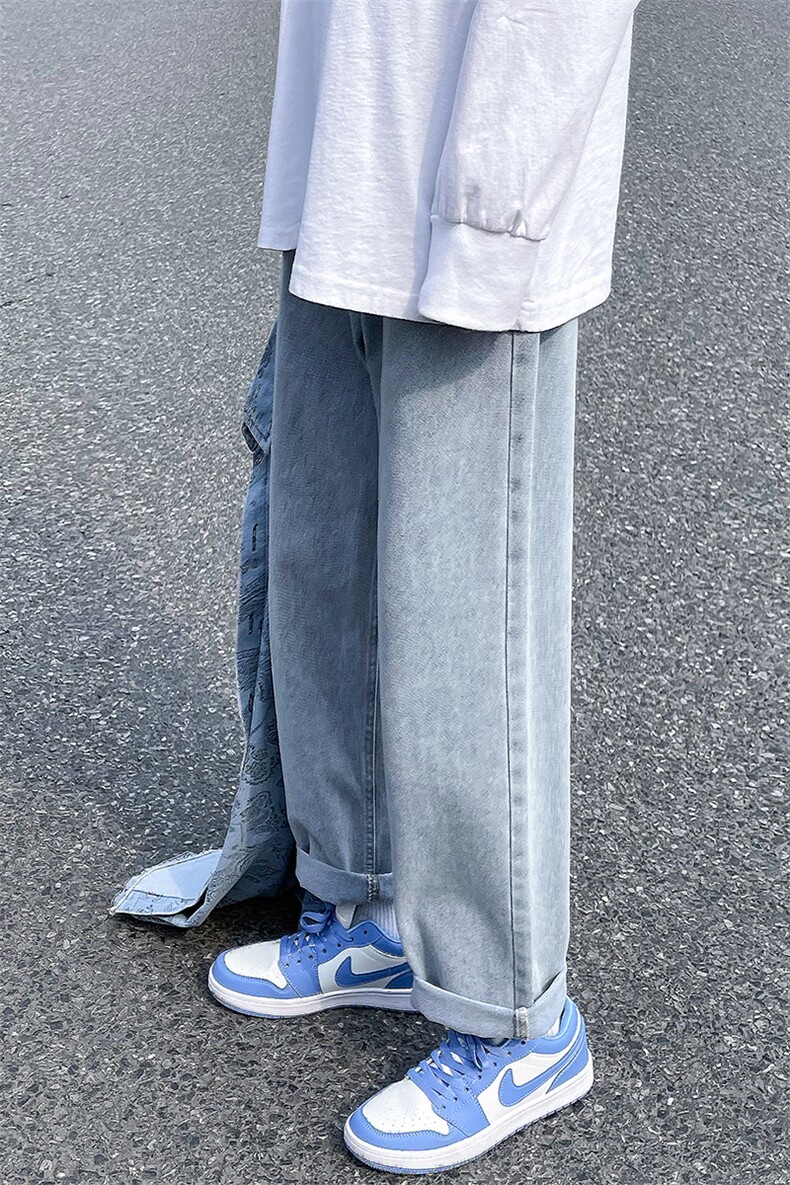 主推！四季新款牛仔裤宽松休闲男女长裤X715KZ012-P39控58,男装牛仔裤,星座715