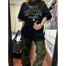 网图有货夏季FDR美式珍珠运动短袖t恤男女情侣宽松上衣A624-P40，男装T恤，星座1505