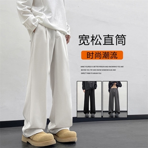 时尚百搭潮流直筒阔腿裤宽松运动卫裤休闲裤K070特批38图片