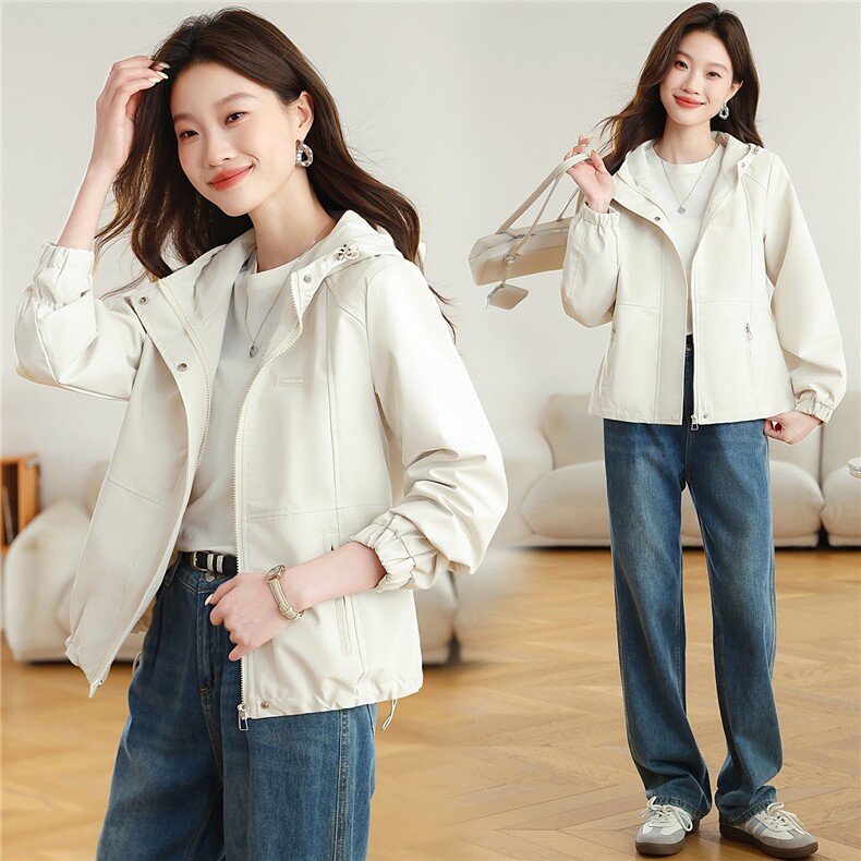 现货大货已出！！！2025秋季新款休闲外套女时尚修身百搭夹克，女装短外套，以桐