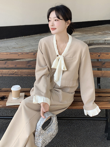 春现 气质盐系高级感西装两件套B190-5013-P175-K248图片
