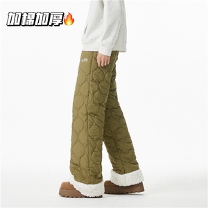 冬季加厚保暖长裤多色情侣百搭葫芦格宽松棉裤B313-K877-p65控88图片