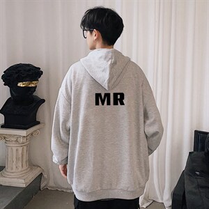 KS21253-P38 连帽开衫卫衣男运动外套大码班服图片