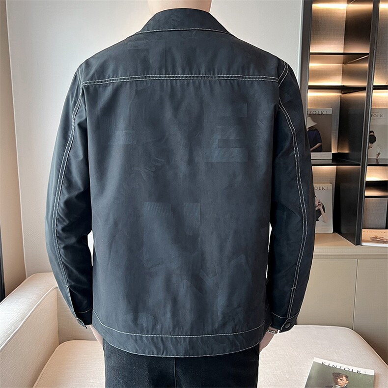 @店主风春秋新款夹克男高品质翻领男式外套男装JK0935-P85,男装夹克,星座1207-1