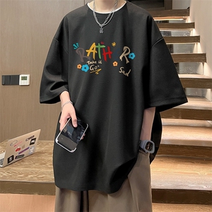 华夫格t恤男短袖男大码五分袖 酒店风 HT73301-P22图片
