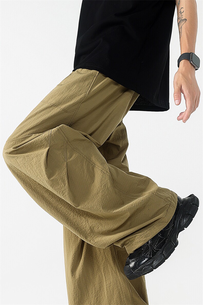 8XL-M日系户外防泼登山裤男直筒束脚休闲裤夏徒步工装裤K9158P68,男装工装外套,电商D206-1