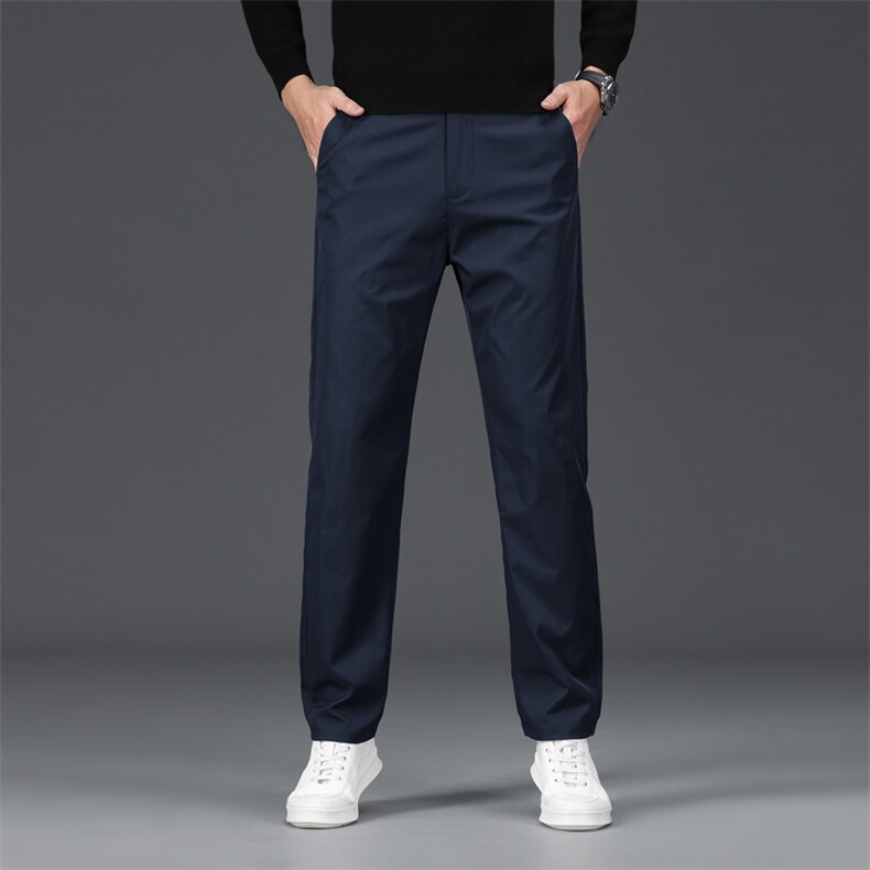 2026春夏季男士中高腰商务直筒裤西裤休闲裤男8028现货主推外贸，男装西裤，星座224-3